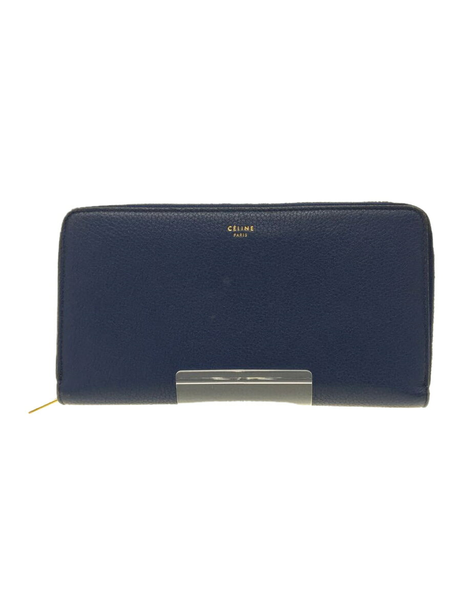 【中古】CELINE◆長財布/--/BLU/レディース【服飾雑貨他】