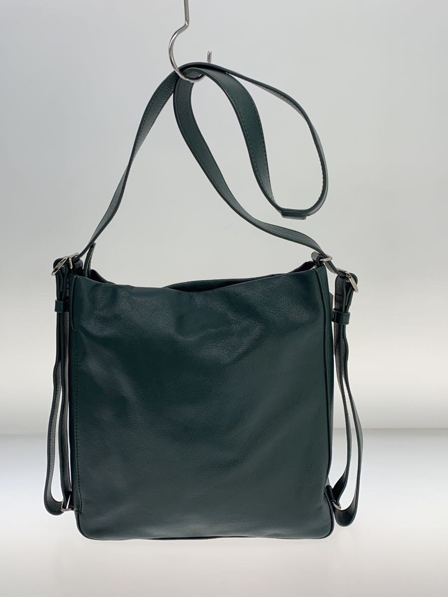 【中古】MOTHERHOUSE◆ショルダーバッグ/レザー/GRN【バッグ】 jumblestore-38414890 2nd STREET 楽天市場店 サンプル画像3