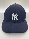 【中古】NEW ERA◆ニューエラ/キャップ/7 5/8/ウール/NVY/メンズ/×KITH/WORLD SERIES【服飾雑貨他】