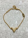 【中古】LOUIS VUITTON◆ブレスレット・エセンシャルV_GLD/--/GLD/レディース【服飾雑貨他】