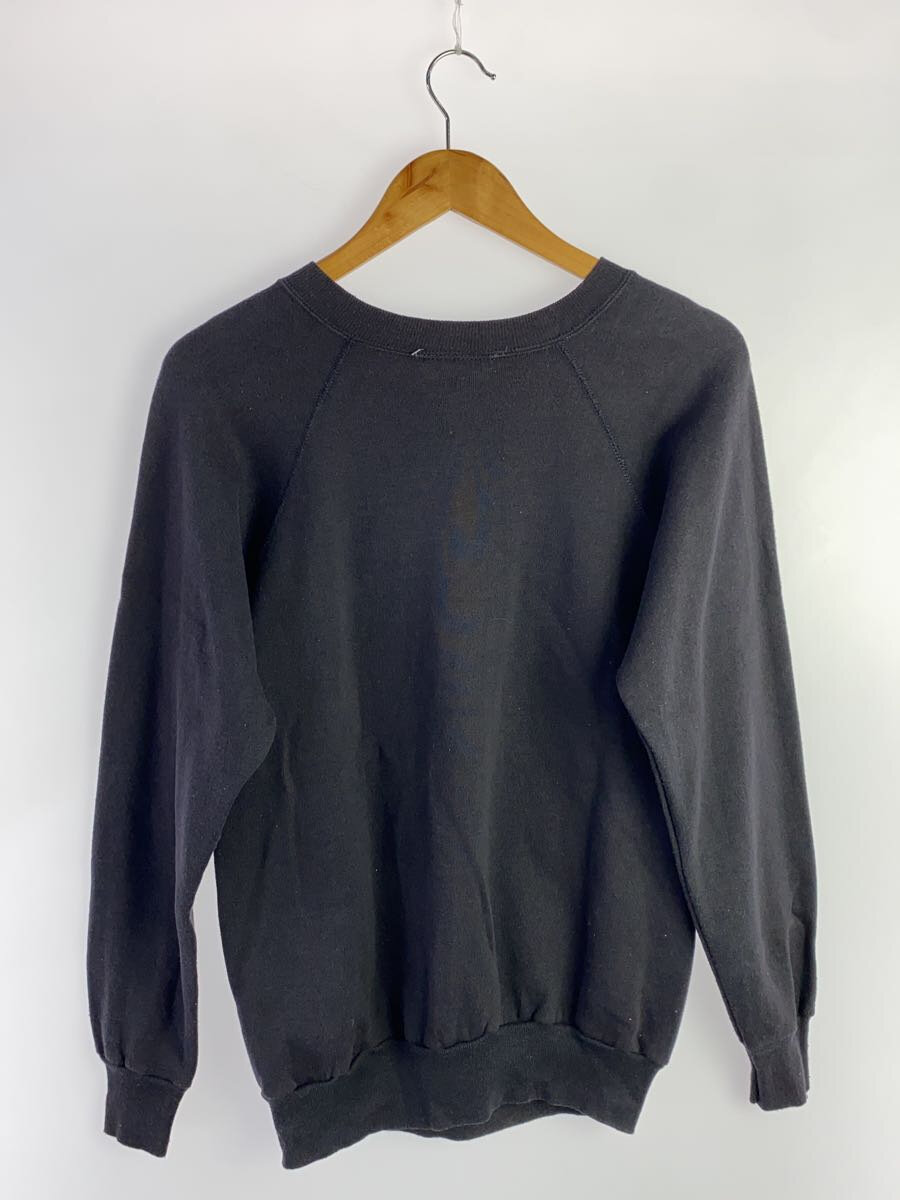 【中古】Disney VINTAGE◆80s/90s/USA製/ミッキー/スウェット/M/コットン/ブラック【メンズウェア】