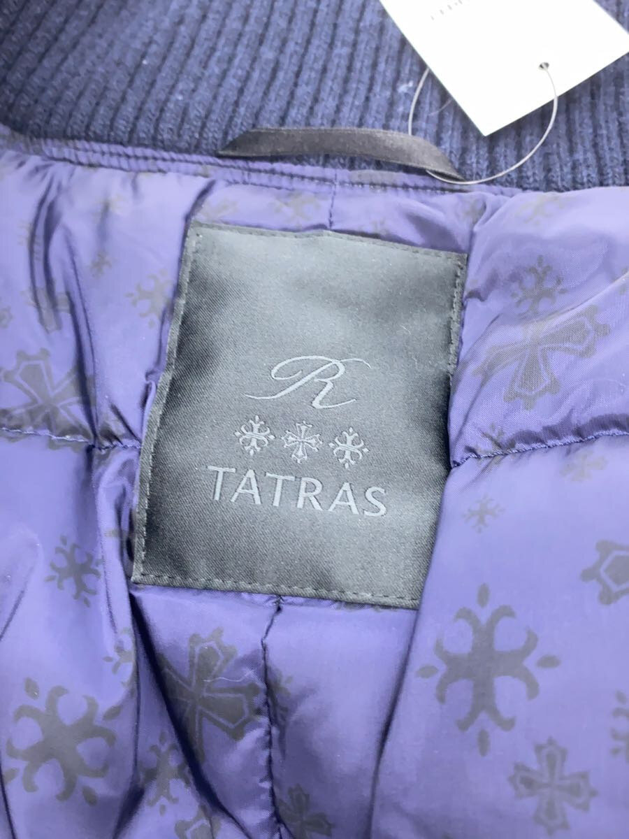 【中古】TATRAS◆MA-1/ダウンジャケット/4/ナイロン/NVY/MTA18A4366【メンズウェア】