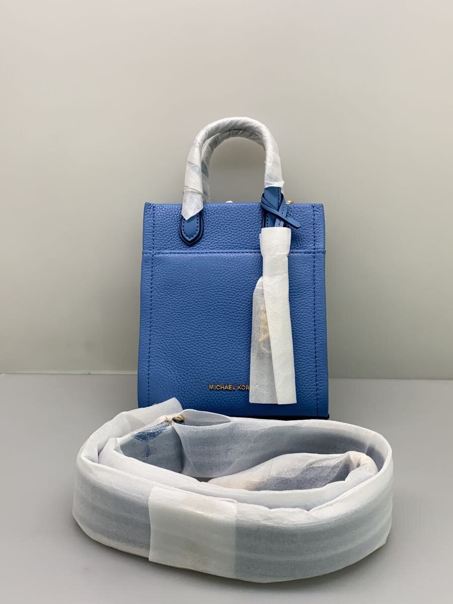 【中古】MICHAEL KORS◆ショルダーバッグ/--/BLU【バッグ】