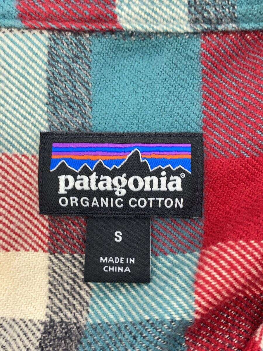 【中古】patagonia◆長袖シャツ/S/コットン/チェック/53947FA19【メンズウェア】