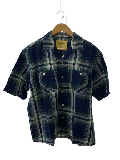 【中古】SEVEN BY SEVEN◆19SS/オープンカラー半袖シャツ/M/コットン/GRN/オンブレCK/800-9150001【メンズウェア】 【中古】SEVEN BY SEVEN◆19SS/オープンカラー半袖シャツ/M/コットン/GRN/オンブレCK/800-9150001【メンズウェア】