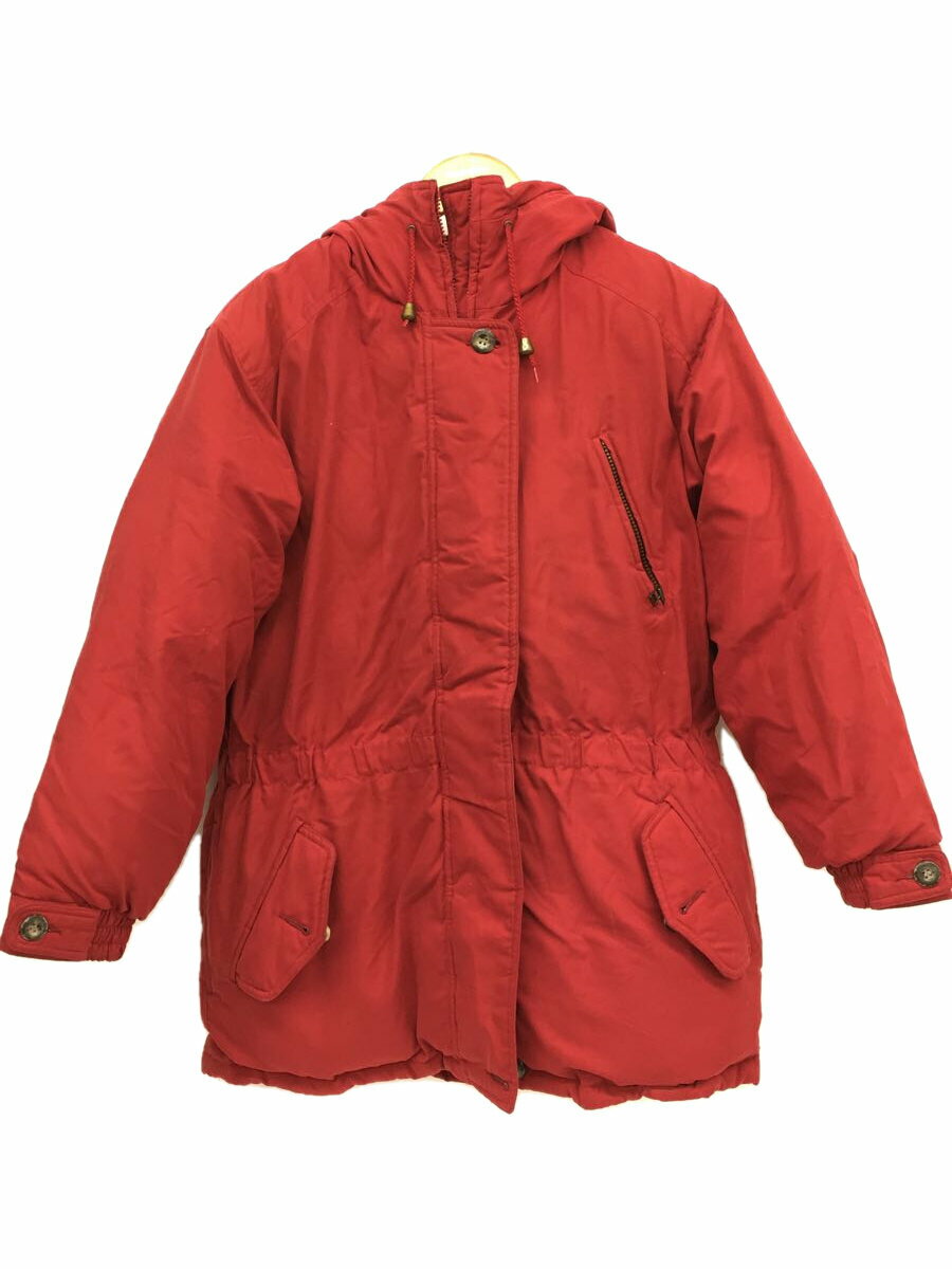 【中古】EDDIE BAUER◆90s-00s/グースダウン/polar parka/ダウンジャケット/M/ポリエステル/RED//【レディースウェア】