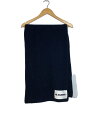 【中古】JIL SANDER◆マフラー/--/BLK/無地/メンズ/j47zz0125 j14737【服飾雑貨他】