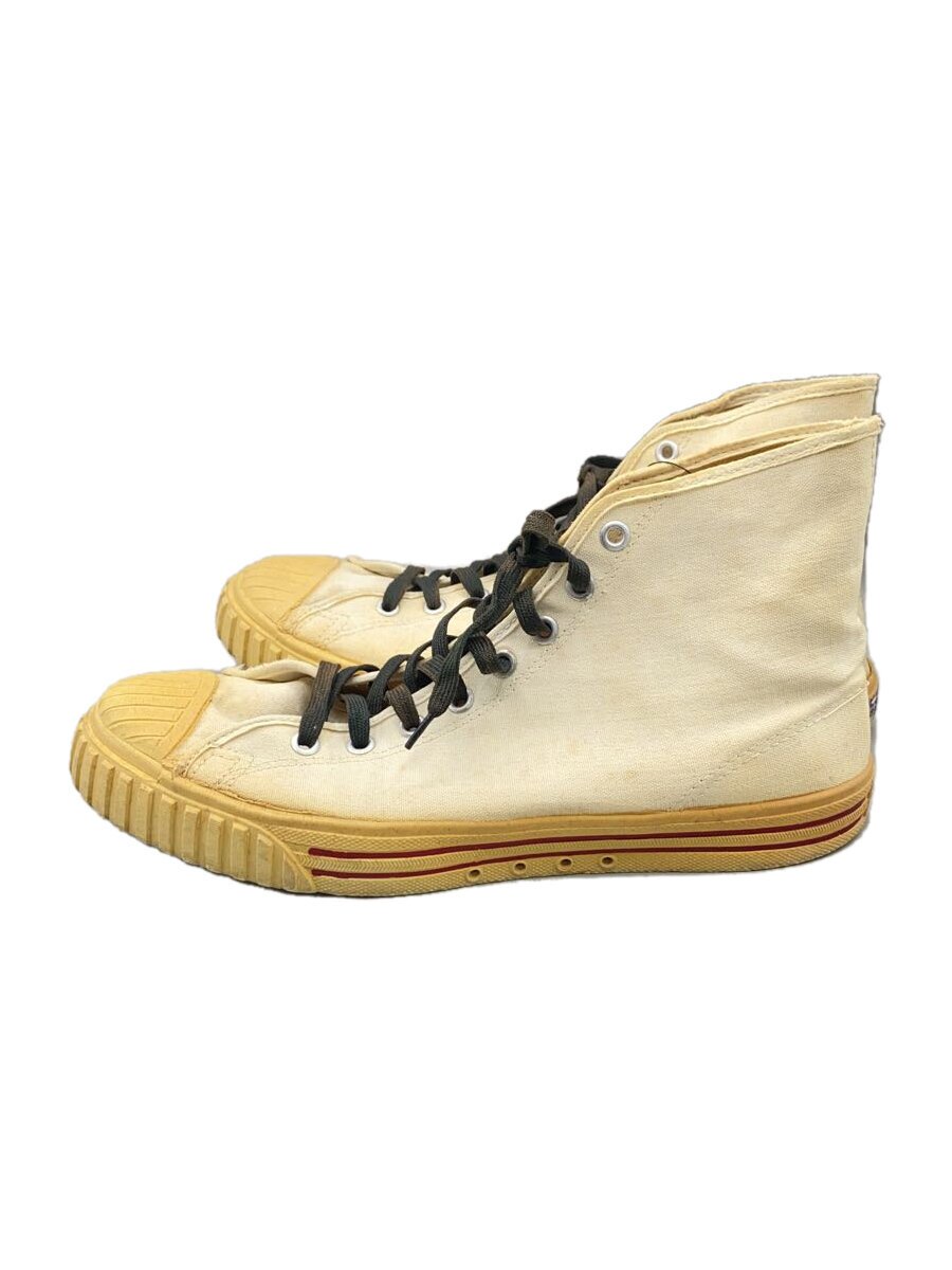 Sneakers - 【中古】PRO-Keds◆50s/ハイカットスニーカー/--/BEG/キャンバス//【シューズ】