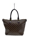 【中古】LOUIS VUITTON◆サレヤPM_ダミエ・エベヌ_BRW/PVC/BRW/総柄//【バッグ】(4)