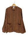 【中古】South2 West8(S2W8)◆p.p. cardigan/カーディガン(薄手)/L/コットン/ブラウン/mr761【レディースウェア】(4)