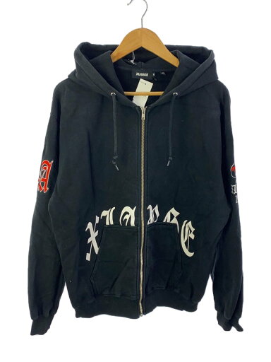 【中古】X-LARGE◆OLD ENGLISH LOGO ZIP HOOD/ジップパーカー/M/コットン/BLK/101234012012【メンズウェア】 【中古】X-LARGE◆OLD ENGLISH LOGO ZIP HOOD/ジップパーカー/M/コットン/BLK/101234012012【メンズウェア】