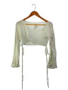 【中古】mame kurogouchi◆長袖カットソー/1/コットン/WHT/MM24SS-JS051/Random Ribbed Cotton Cropp//【レディースウェア】(4)