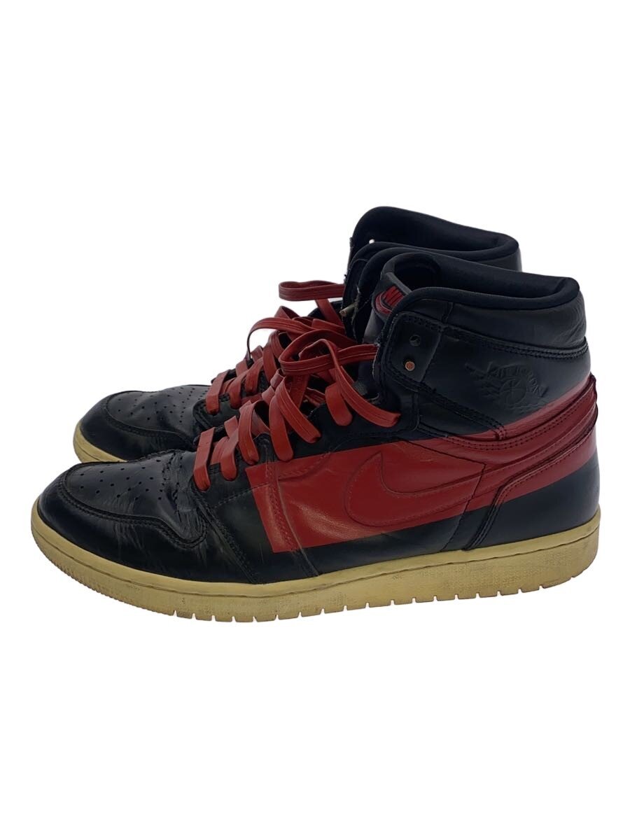 NIKE◆AIR JORDAN 1 HIGH OG DEFIANT/エアジョーダン1ハイ/ブラック/29cm/BLK