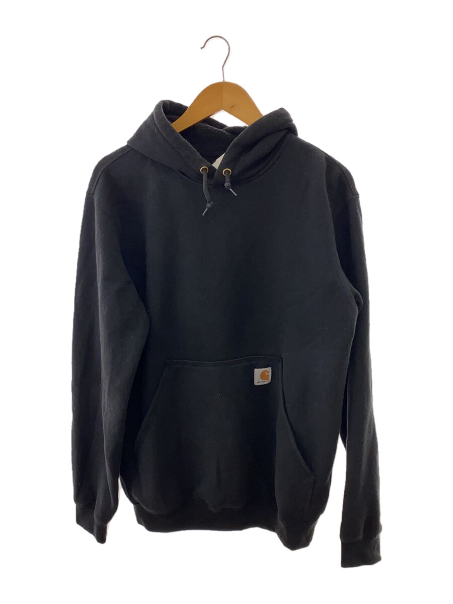 【中古】Carhartt◆パーカー/S/コットン/ブラック/黒/K121HGY/MIDWEIGHT PO HOODIE/プルオーバー/【メンズウェア】