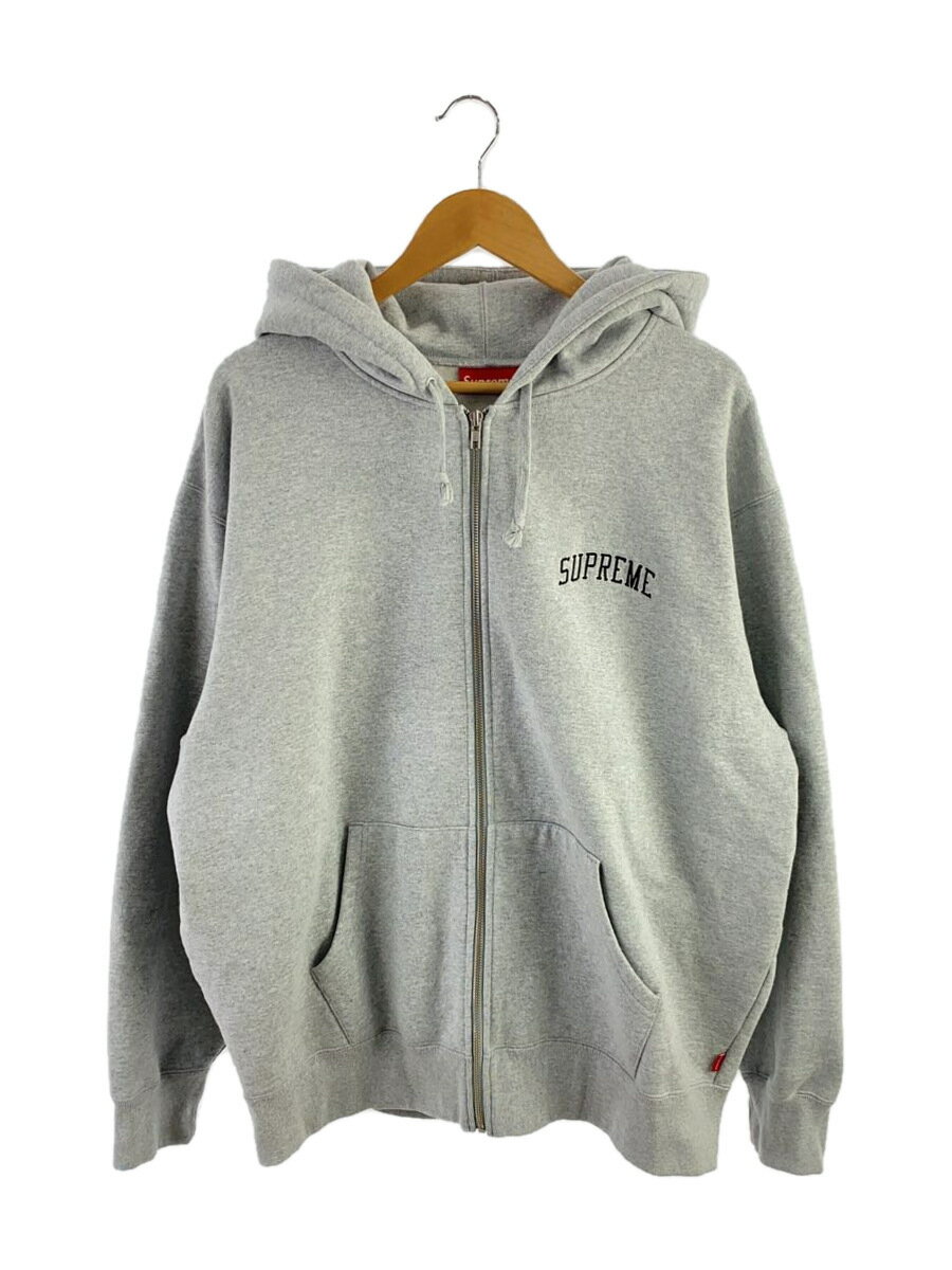 【中古】Supreme◆22AW/Pillsbury Doughboy Zip Up Hooded/XL/コットン/GRY【メンズウェア】