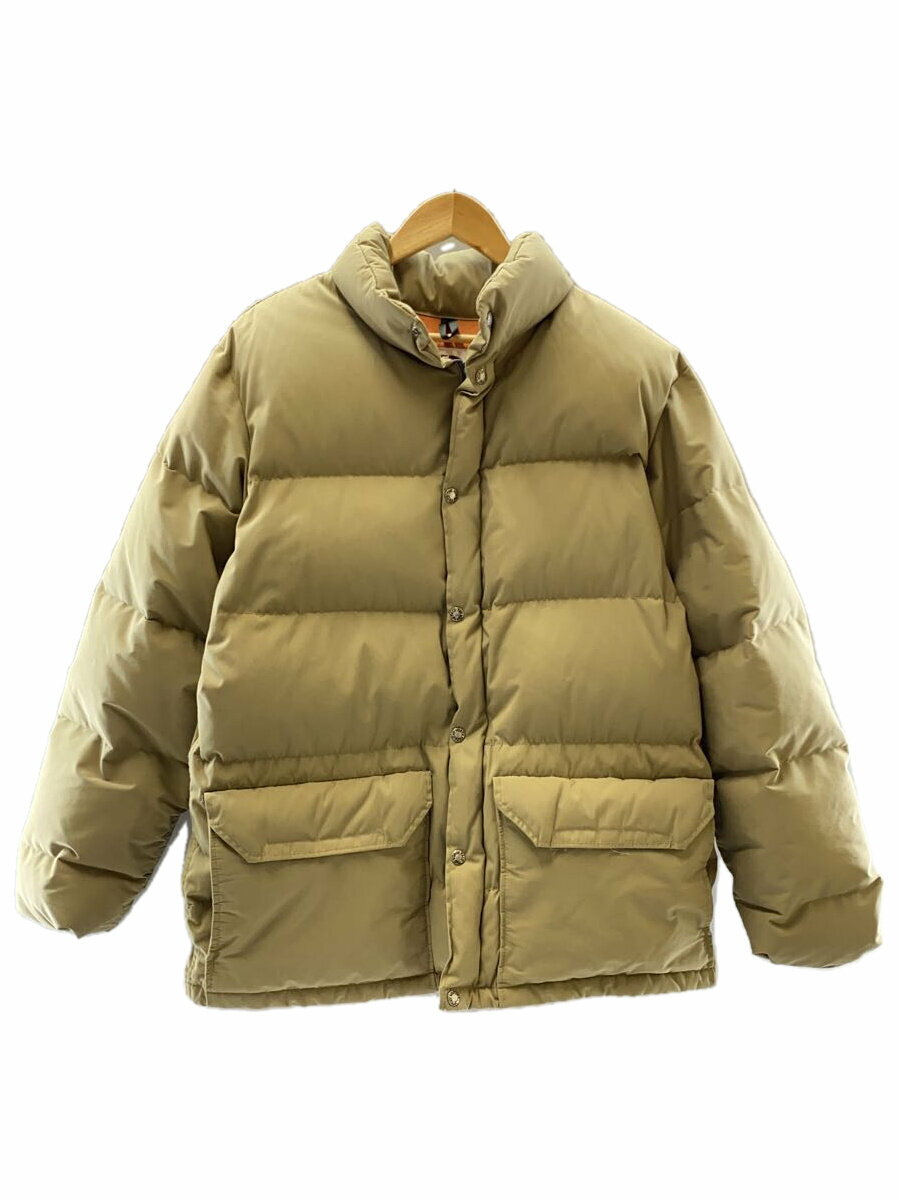 【中古】THE NORTH FACE◆ダウンジャケット/L/ポリエステル/BEG【メンズウェア】