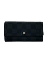 【中古】LOUIS VUITTON◆ポルト・クレ・ヴォワテュール_ダミエ・グラフィット_BLK/レザー/BLK/チェック/メンズ【服飾雑貨他】(4)