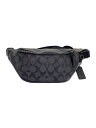 【中古】COACH◆ウエストバッグ/--/GRY/総柄/F84711【バッグ】