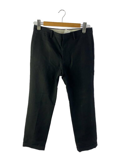 【中古】WACKO MARIA◆スラックスパンツ/S/ウール/BLK/無地【メンズウェア】 【中古】WACKO MARIA◆スラックスパンツ/S/ウール/BLK/無地【メンズウェア】
