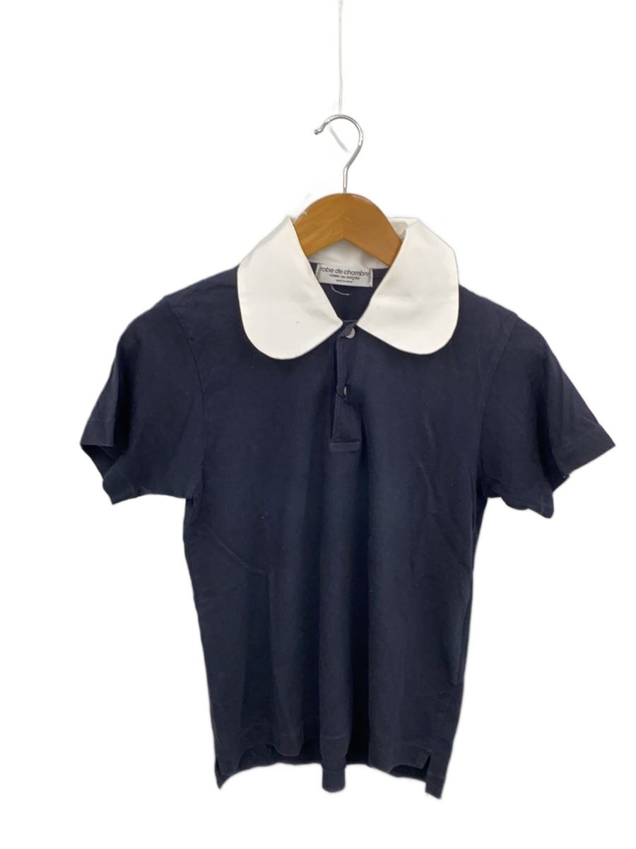 【中古】robe de chambre COMME des GARCONS◆ポロシャツ/--/コットン/BLK/RE-T001//【レディースウェア】