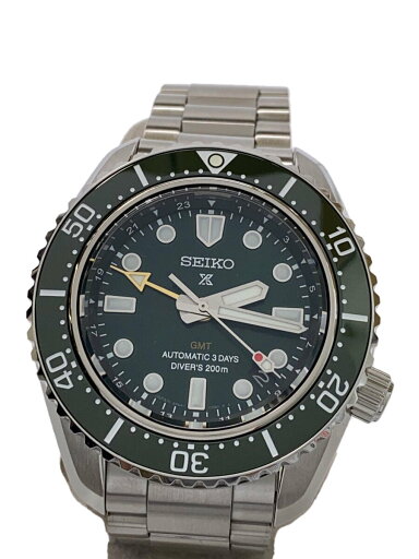 【中古】SEIKO◆自動巻腕時計/アナログ/GRN/6R54-00D0【服飾雑貨他】 【中古】SEIKO◆自動巻腕時計/アナログ/GRN/6R54-00D0【服飾雑貨他】