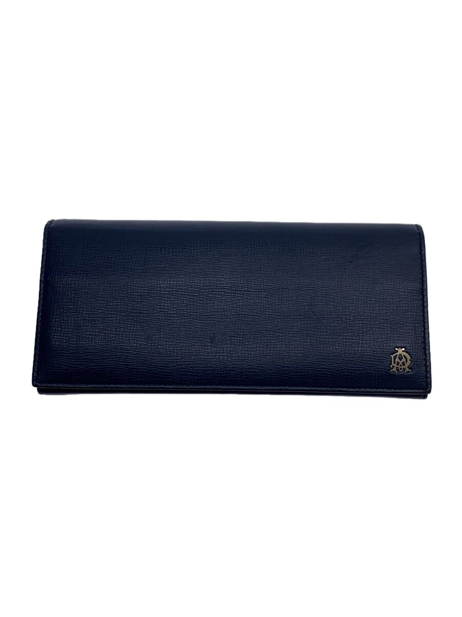 【中古】dunhill◆長財布/レザー/NVY/�