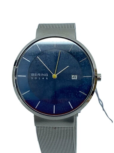 【中古】BERING◆腕時計/アナログ/ステンレス/NVY/SLV/14639-007【服飾雑貨他】 【中古】BERING◆腕時計/アナログ/ステンレス/NVY/SLV/14639-007【服飾雑貨他】