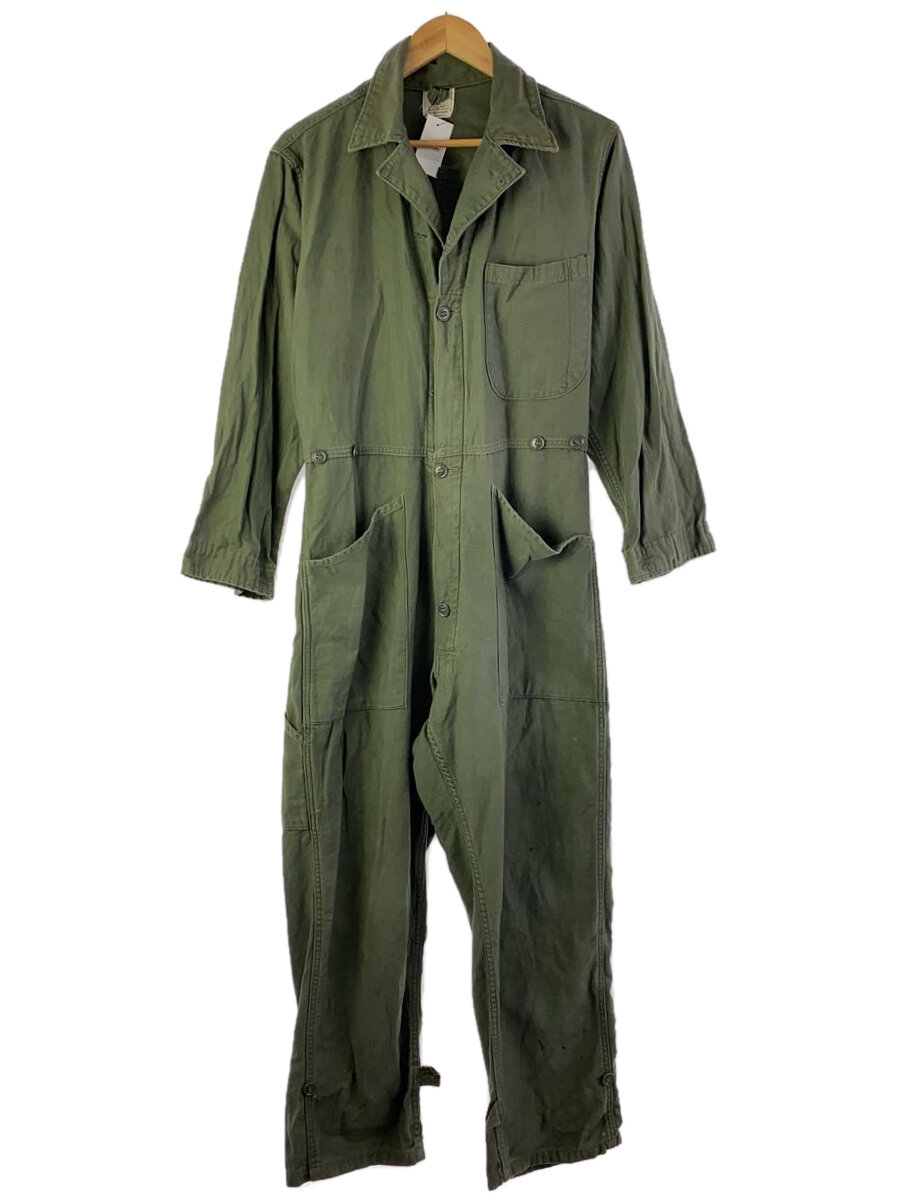 【中古】US.ARMY◆オールインワン/S/コットン/KHK/COVERALLS MEN’S COTTON SATEEN TYPE I【メンズウェア】