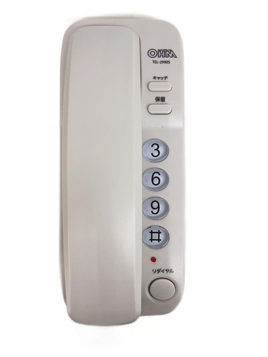 【中古】OHM◆電話機 TEL-2990S【家電・ビジュアル・オーディオ】