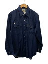 【中古】Lee◆×日本ハムファイターズ/タグ付/DENIM WESTERN SHIRTS/M/IDG/LM7234-C100【メンズウェア】