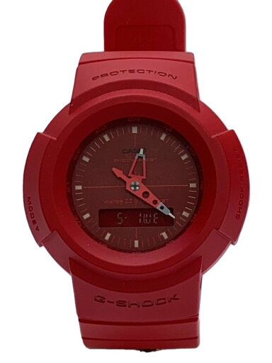 【中古】CASIO◆クォーツ腕時計_G-SHOCK/アナログ/ラバー/RED/RED//【服飾雑貨他】 【中古】CASIO◆クォーツ腕時計_G-SHOCK/アナログ/ラバー/RED/RED//【服飾雑貨他】