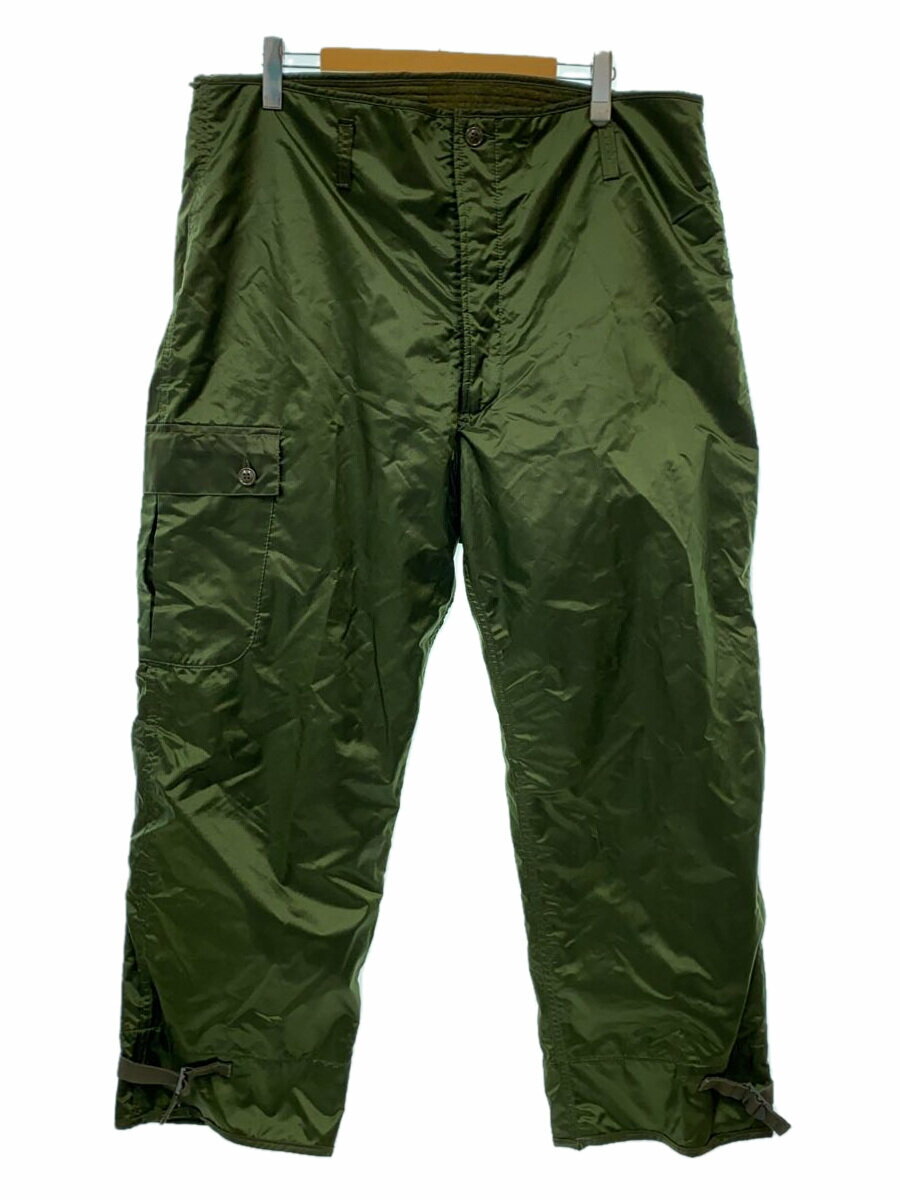 【中古】U.S.NAVY◆ボトム/XL/ナイロン/KHK/無地/8415-00-575-1246【メンズウェア】