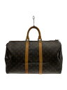 【中古】LOUIS VUITTON◆キーポル45_モノグラム・キャンバス_BRW/PVC/BRW/総柄【バッグ】