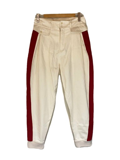 【中古】Maison Margiela◆21SS/サイドライン/ボトム/--/コットン/IVO/S50KA0560 S53706【メンズウェア】 【中古】Maison Margiela◆21SS/サイドライン/ボトム/--/コットン/IVO/S50KA0560 S53706【メンズウェア】
