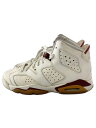 【中古】NIKE◆AIR JORDAN 6 RETRO BG/エアジョーダンレトロ/ホワイト/384665-116/23.5cm/WH【シューズ】(4)