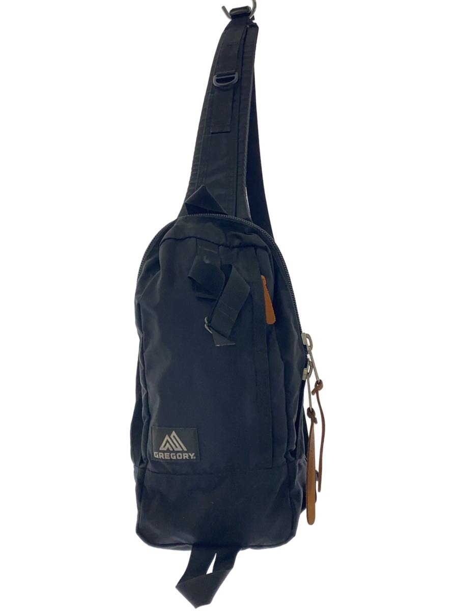 【中古】GREGORY◆ウエストバッグ/ナイロン/BLK【バッグ】