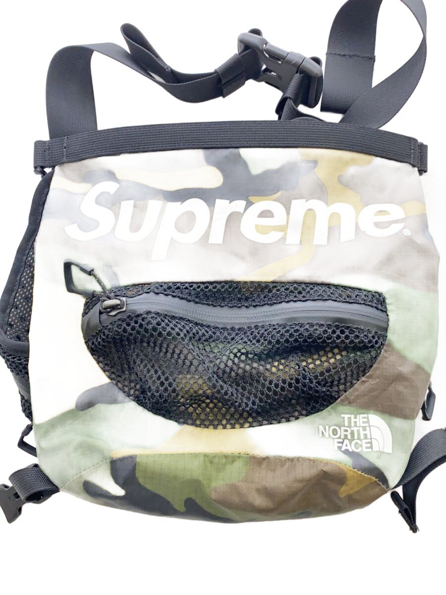SUPREME - 【中古】Supreme◆ウエストバッグ/ナイロン/KHK/カモフラ/NF0A3G6Z【バッグ】