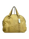 【中古】EMPORIO ARMANI◆90s/archive/バッグ/レザー/BEG/無地/YEW104 YC290【バッグ】