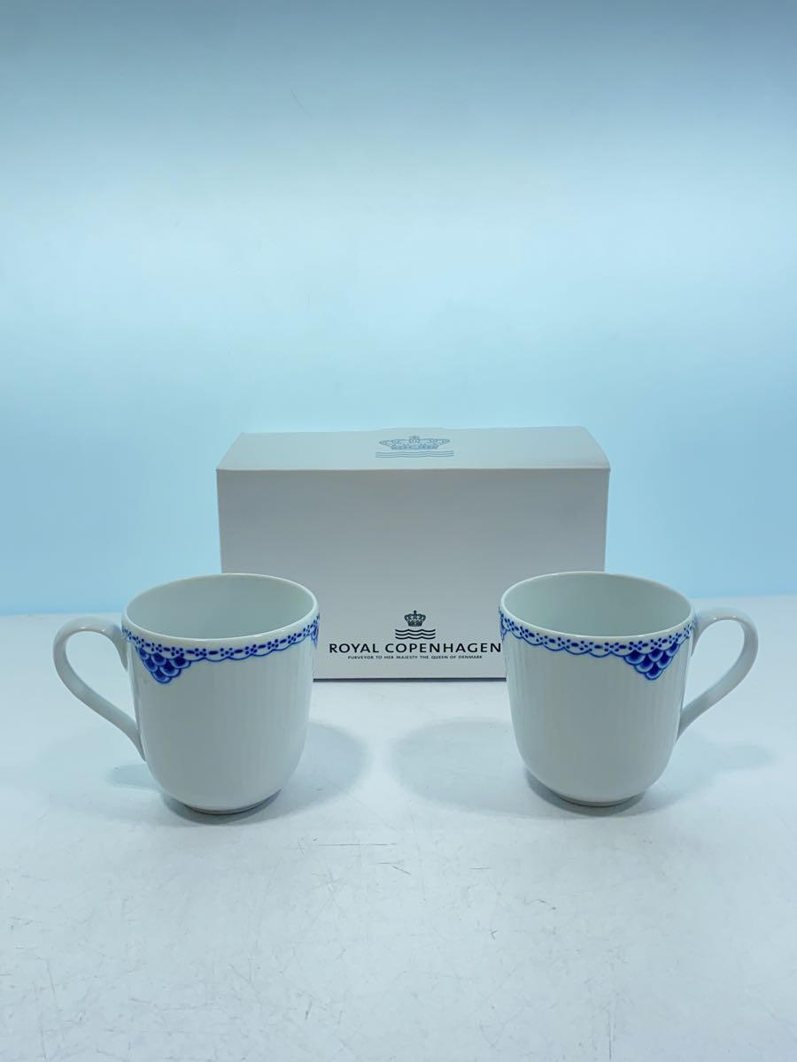 【中古】ROYAL COPENHAGEN◆グラス/2点セット/マグカップ/2個セット/プリンセス マグ ペア/箱有【キッチン用品】