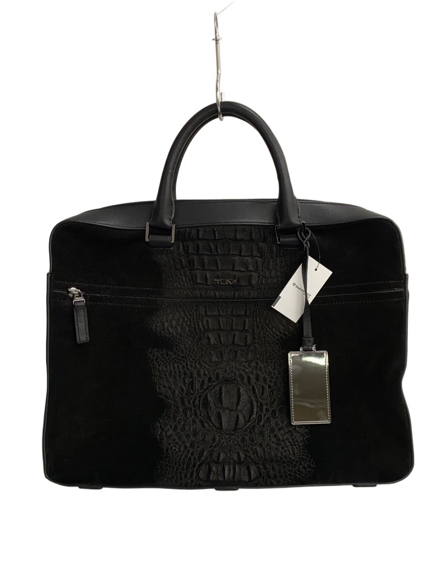 【中古】TUMI◆LANDON/ラグジュアリーライン/TUMI/ブリーフケース/レザー/BLK/無地/...