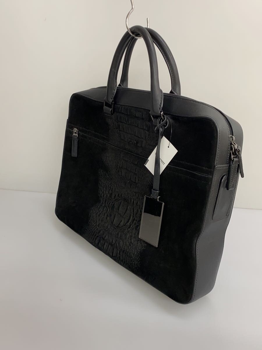 【中古】TUMI◆LANDON/ラグジュアリーライン/TUMI/ブリーフケース/レザー/BLK/無地/...