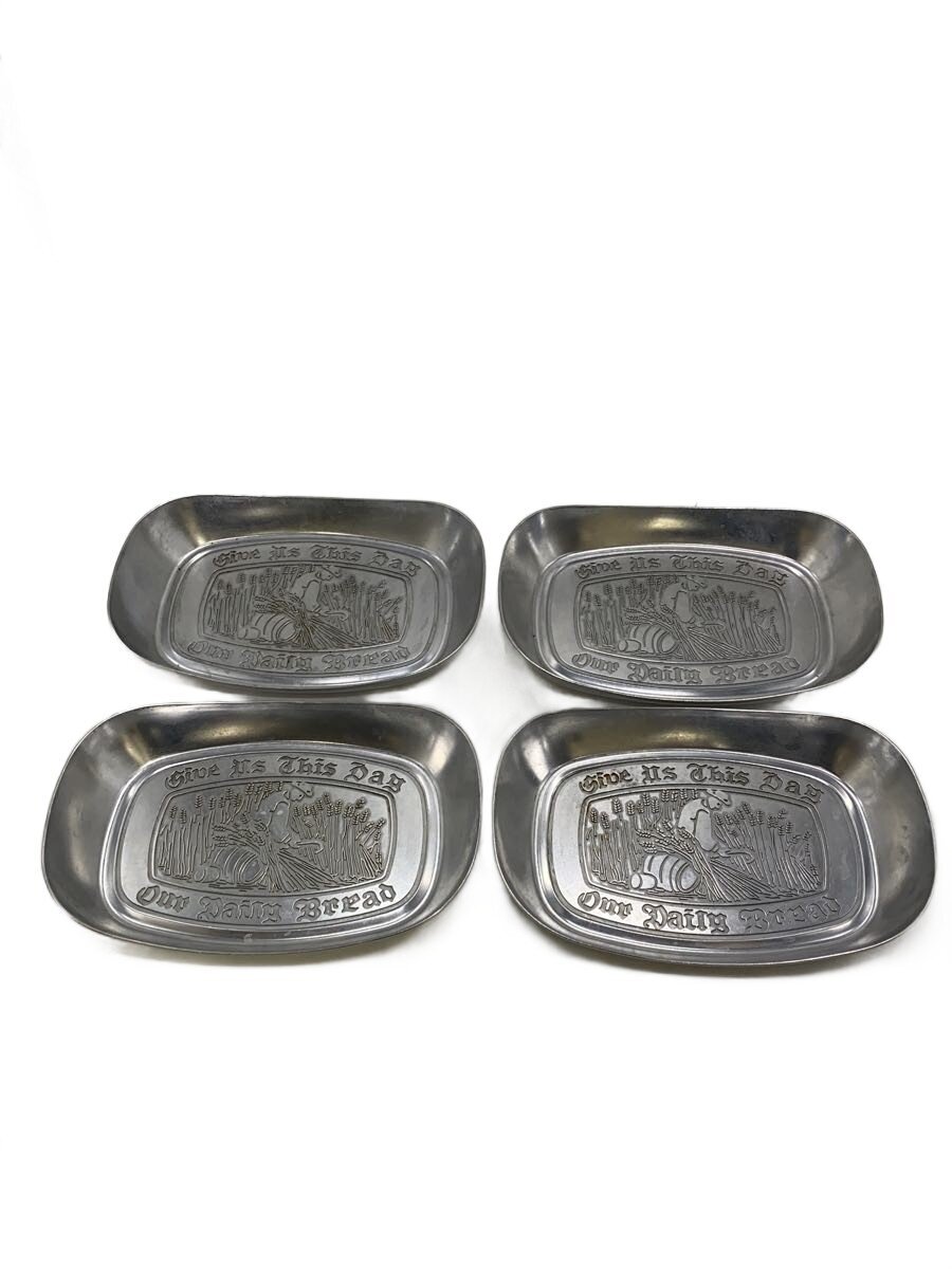 【中古】DULTON◆ALUMINUM BREAD TRAY/洋食器その他/4点セット/SLV【キッチン用品】