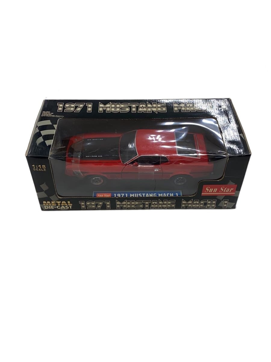 【中古】Sun Star/1971 MUSTANG MACH 1/ミニカー/RED//【ホビー】