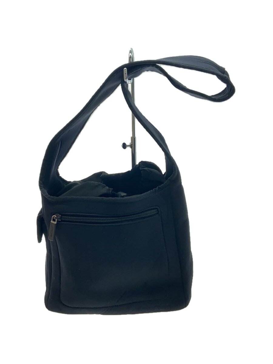 Miumiu - 【中古】MIU MIU◆ショルダーバッグ/--/BLK/無地【バッグ】