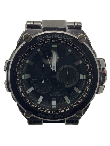 【中古】CASIO◆ソーラー腕時計/アナログ/ステンレス/BLK/BLK/MTG-S1000BD//【服飾雑貨他】 【中古】CASIO◆ソーラー腕時計/アナログ/ステンレス/BLK/BLK/MTG-S1000BD//【服飾雑貨他】