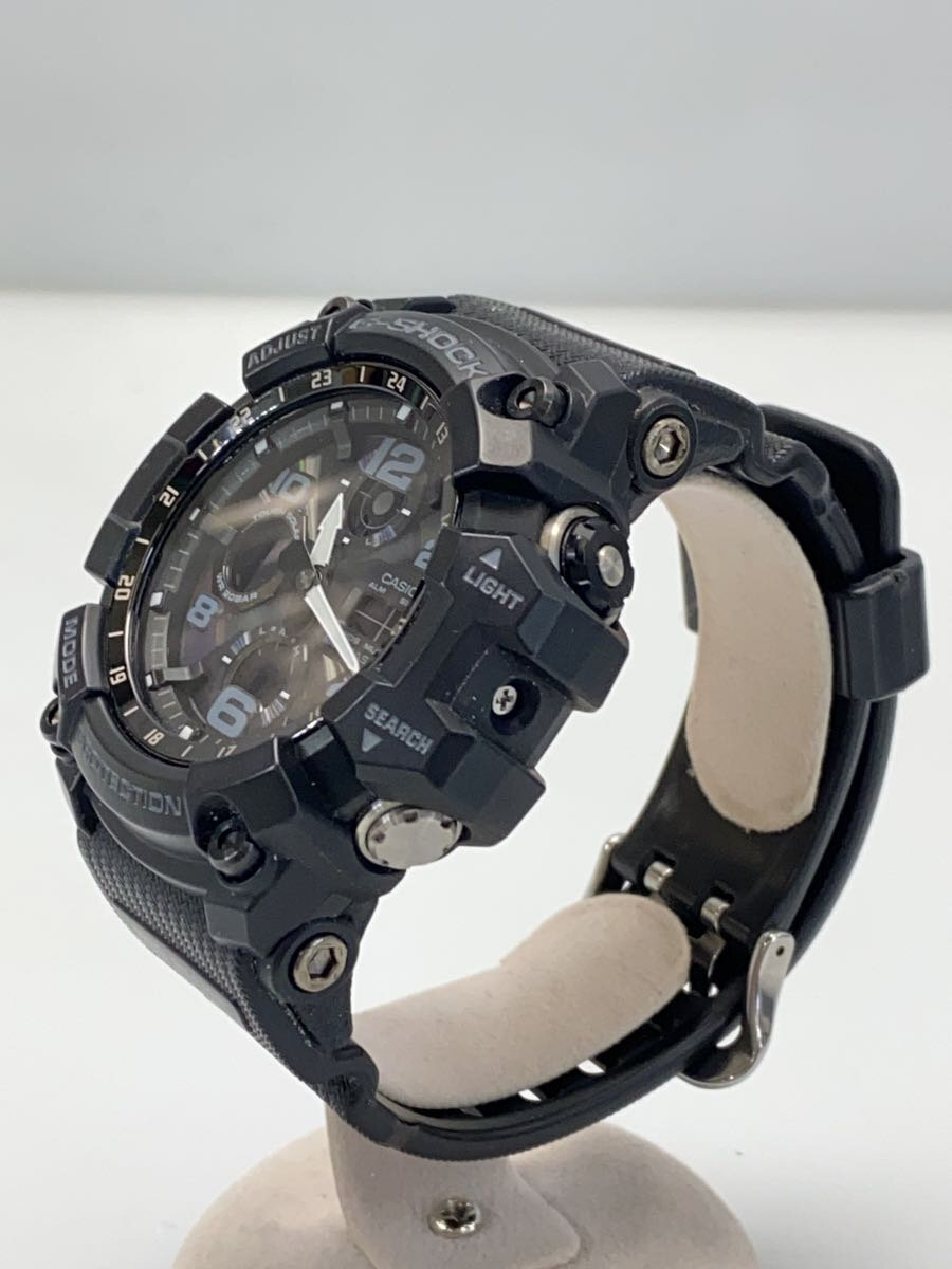 【中古】CASIO◆ソーラー腕時計/アナログ/ラバー/BLK/BLK/GSG-100/MUDMASTER//【服飾雑貨他】 2