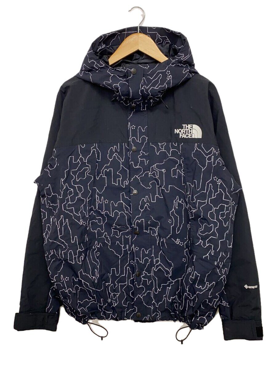 【中古】THE NORTH FACE◆NOVELTY MOUNTAIN LIGHT JACKET_ノベルティマウンテンライトジャケット/L/ナイロン/BL【メンズウェア】