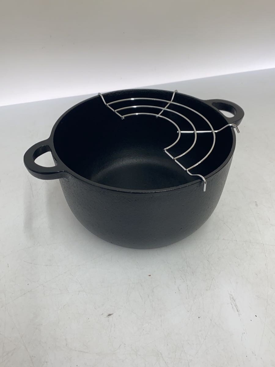 【中古】南部鉄器◆天ぷら鍋//【キッチン用品】