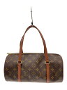 【中古】LOUIS VUITTON◆1)パピヨン30_モノグラム・キャンバス_BRW/M51365/PVC/BRW【バッグ】