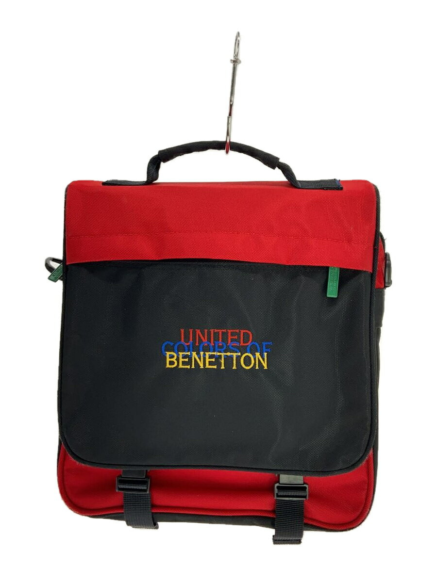 【中古】UNITED COLORS OF BENETTON◆リュック/--/RED/90s【バッグ】